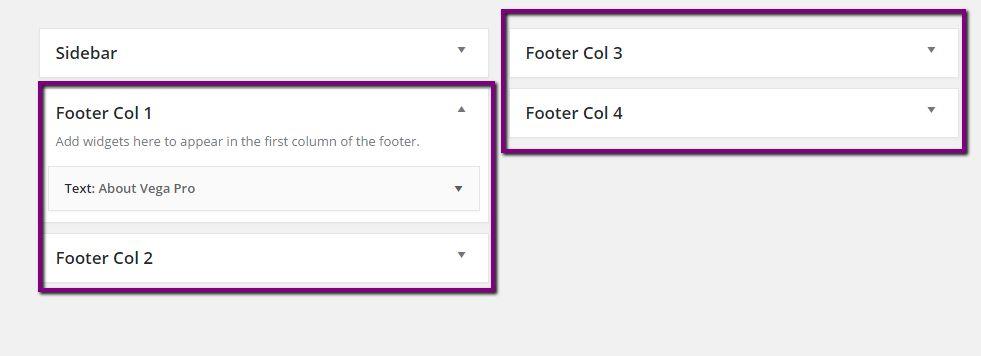 Footer Navigation A single-level navigation can be specified for the