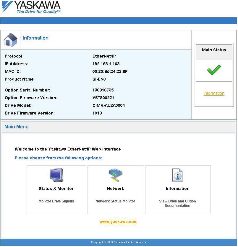 10 Web Interface 10 Web Interface The web server interface to the option allows management of diagnostic information through a standard web browser.