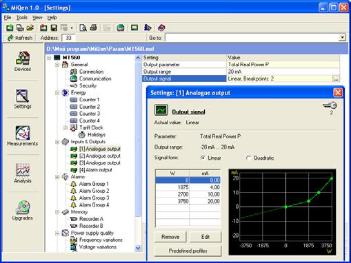 MiQen - SETTING AND ACQUISITION SOFTWARE MiQen software is intended for supervision of (U)MT516 and many other instruments on a PC.