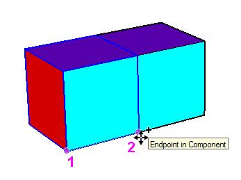 7. This cube will be copied to create the stack of cubes.