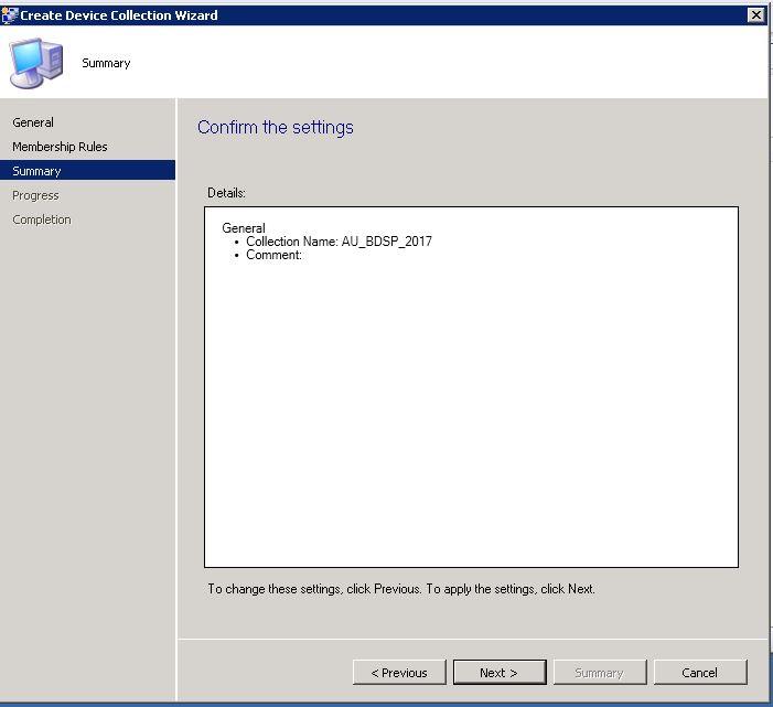 SCCM packages creation Confirm the
