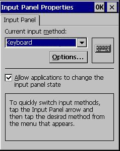 Appearance: Use this tab to change the CE desktop s theme color. Fig 4.4 Display Properties Note: The Panel programming software CANNOT be used to program the ScreenSaver on a CE panel.