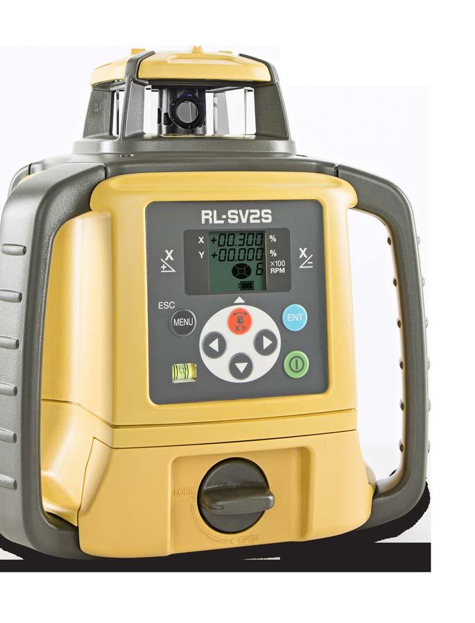 SPOTLIGHT RL-SV2S General Dual Slope Laser Specifically designed for a variety of tasks, the RL-SV2S can be used for horizontal, vertical, as well as