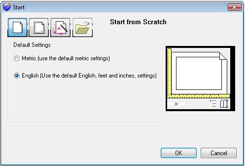 Starting a 3D Part Drawing In Problem Ten, you will begin the 3D drawing by selecting the New tool on the Standard Toolbar. Select the Start from Scratch (first button) at the top of the Start window.