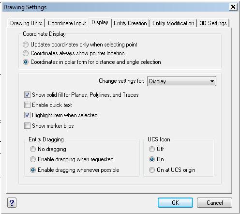 Figure 11.4 - Drawing Settings window, UCS Icon Creating a Perimeter Using the Polyline Command Drawing a closed Polyline is not new to you.