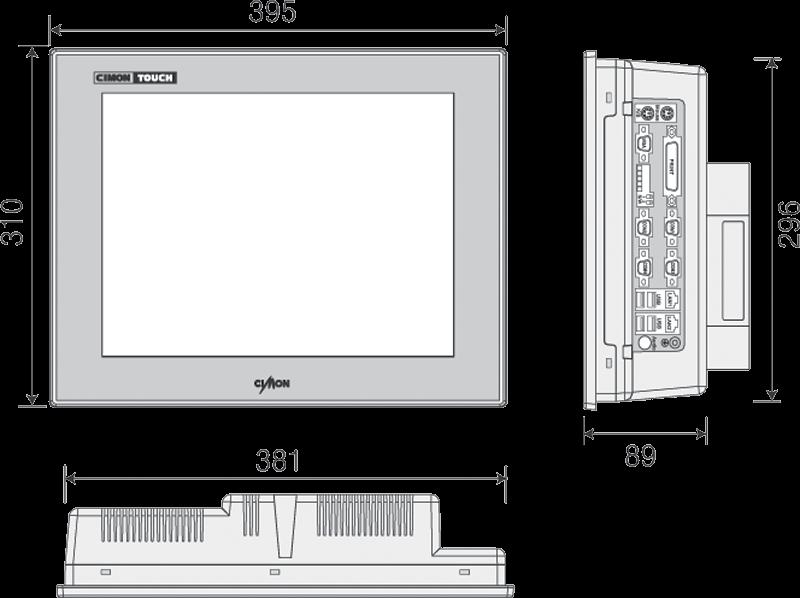 1 TFT LCD 15 TFT LCD 19 TFT LCD CRT Output (15P DSUB) Serial COM 1: