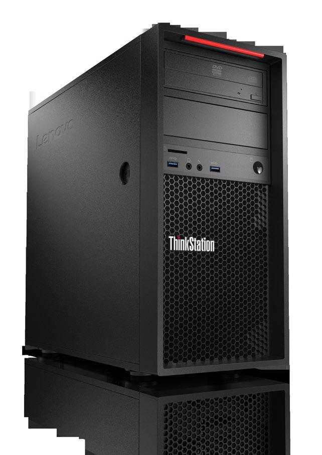 Performance Workstation THE THINKSTATION P320 TOWER WORKSTATION BOASTS ALL THE KEY PRODUCTIVITY FEATURES YOU NEED, INCLUDING PROFESSIONAL-GRADE GRAPHICS, BLAZING-FAST MEMORY, AND THE FASTEST STORAGE