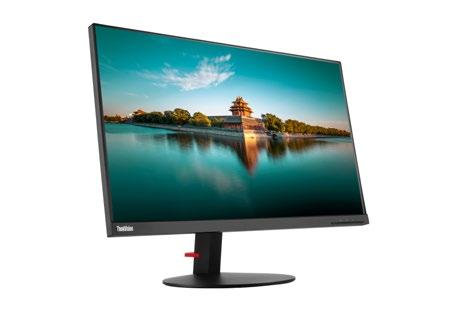 THINKVISION T23i FEATURES 23" IPS, 1920 x 1080 Tilt, swivel, pivot, and height adjustable stand Four USB