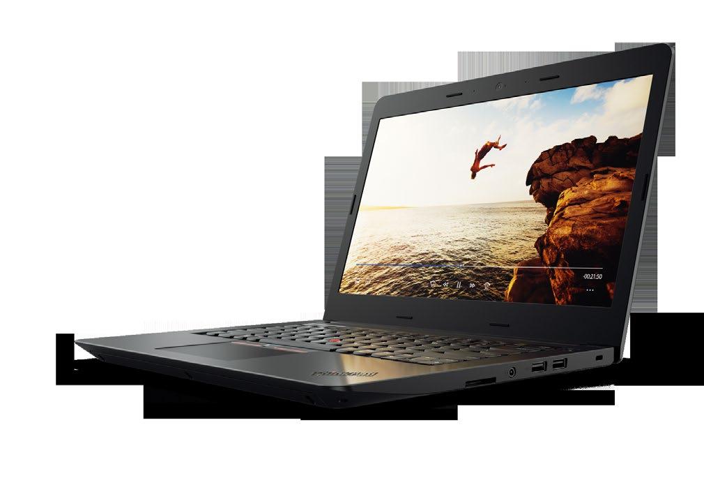 Standard Mid-Size Laptop THE THINKPAD E470 BALANCES FUNCTION, DESIGN, AND VALUE SOMETHING EVERY DISTRICT CAN APPRECIATE.