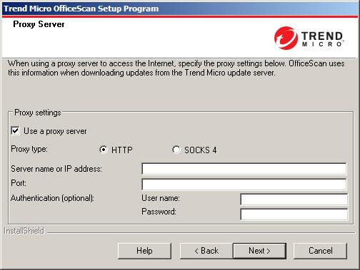 OfficeScan Installation and Upgrade Guide Accept the default installation path or specify a new one. The specified installation path applies only when performing a remote fresh installation.