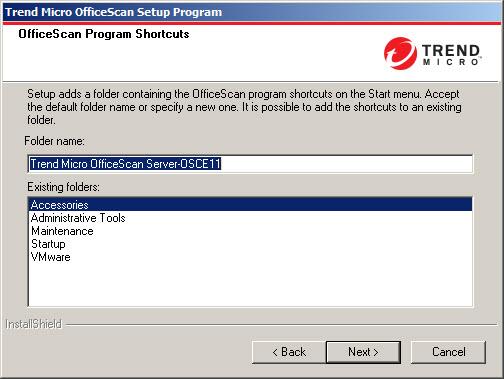 Installing OfficeScan OfficeScan Program Shortcuts FIGURE 2-24.