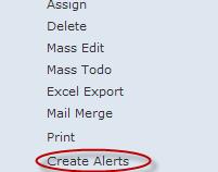 Luxor CRM opens Microsoft Excel and copies all the items in your current view to a spreadsheet.