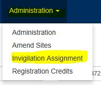 Invigilator Assignment An Invigilator must be assigned for all Online Qualifications in the Centre Portal.