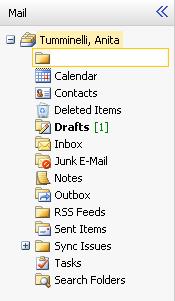 DRAFT COPY MAIL select the checkbox next to Remind me if you want a reminder date and time OK Note: A Reminder dialog box will appear on the date and time you selected for follow up of the message. f. Removing a Flag B.