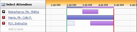 DRAFT COPY CALENDAR To remove an invitee or room: highlight the attendee s name or room from Select Attendees list press Delete or Backspace -or- right-click on attendee s name or room and click