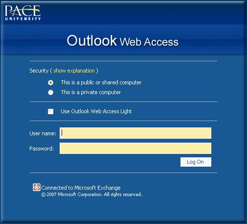 DRAFT COPY INTRODUCTION I. INTRODUCTION Microsoft Outlook Web Access is a Personal Information Manager. Outlook s purpose is to organize your entire desktop.