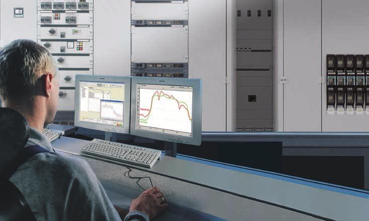 Preset standard views offer numerous display and monitoring options for the data measured from the measuring devices 7KT/7KM PAC and circuit breakers WL/VL.