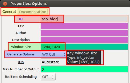 For now, let's add the block called QT GUI Time Sink by clicking on its name and dragging it to the Workspace or doubleclicking on its name for it to be placed automatically in the Workspace. 2.