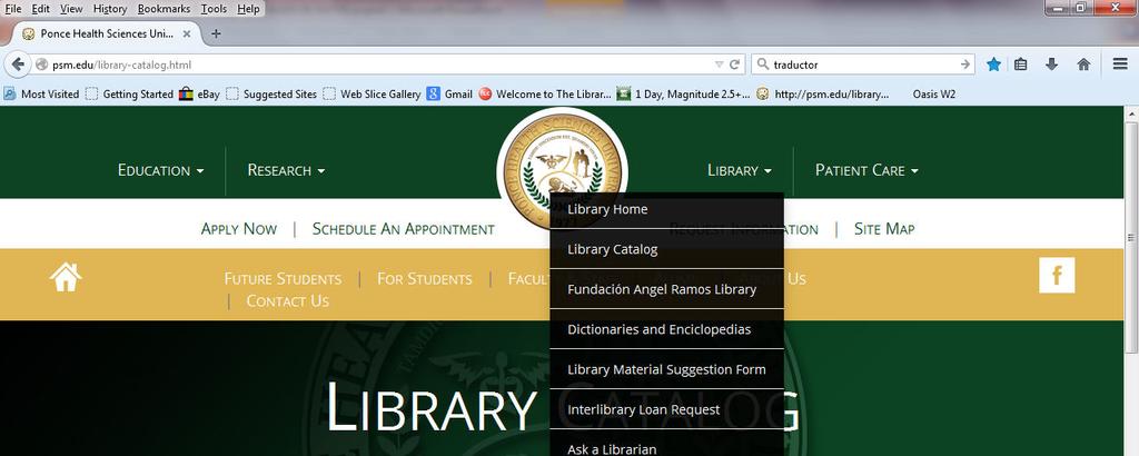 REGISTERING TO THE ONLINE LIBRARY CATALOGUE To gain