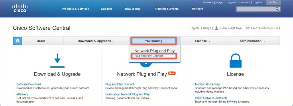 Configuring Cisco Mobility Express controller Cloud Plug and Play Device Redirect Provisioning Workflow Create APIC-EM