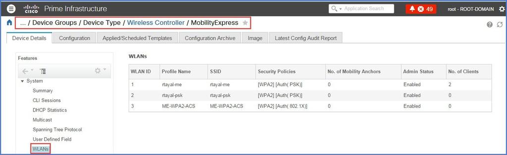 Managing Mobility Express Deployments from Cisco Prime Infrastructure