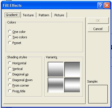 To choose from the pre-selected list of colors: Click on one of the color squares and click Apply to all (to change the background for all slides in your presentation).