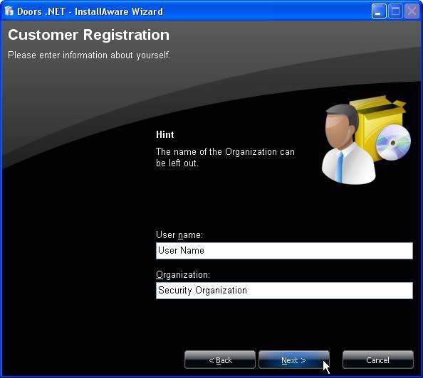 6. Click the check-box to accept the License Agreement.