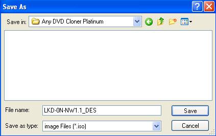 A window will pop up once clicking DVD Folder or ISO Image File : Popup window named Browse For Folder