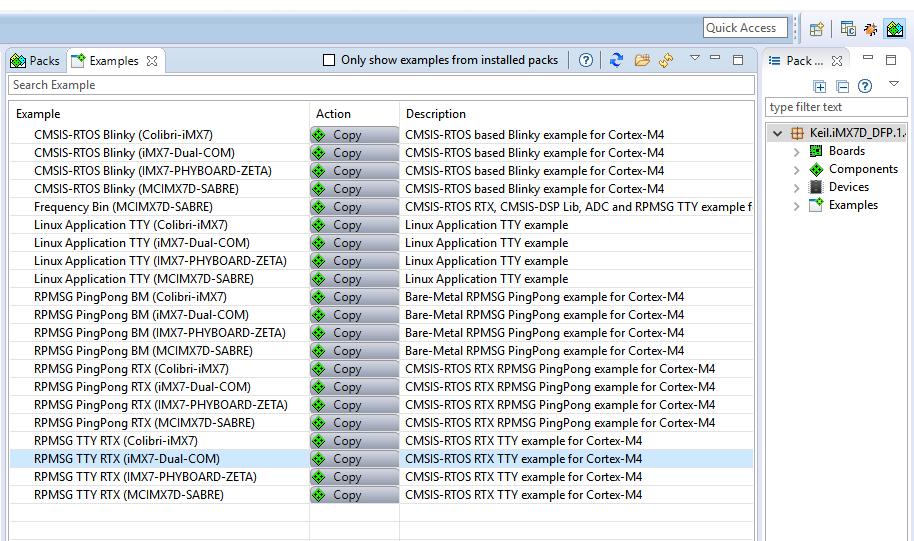 Working with Cortex-M4 on imx7 Dual Page 39 When beginning with the application development it is recommended to use one of the existing example applications as a starting point.