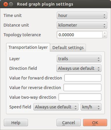 Рис. 20.37: Road graph plugin settings 20.19 Модуль «Пространственные запросы» The Spatial Query Plugin allows you to make a spatial query (i.e., select features) in a target layer with reference to another layer.