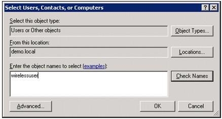 Add Users to the wirelessusers Group Perform these steps: 1. In the details pane of Active Directory Users and Computers, double click on the group WirelessUsers.