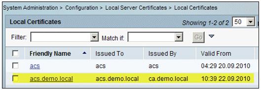 Configure ACS Identity Store for Active Directory Perform these
