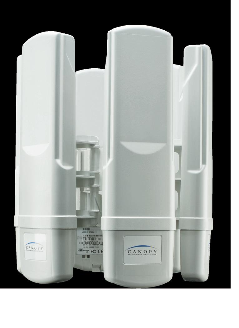 MOTOwi4 WIRELESS BROADBAND SOLUTIONS The wi4 Fixed Point-to-Multipoint Canopy solutions are part of the MOTOwi4 portfolio a