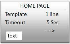 3 Panel settings Enter the text using the alphanumeric keypad, in the same way as you would