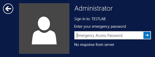4.0 Emergency Access SecurEnvoy Windows Login Agent has the ability to allow an Emergency Access account which will allow logon with a UserID