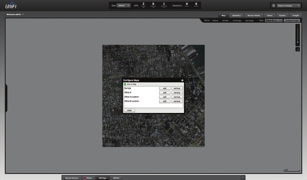 Then press the return or enter key. You can also click Satellite for a satellite view, as seen from above.