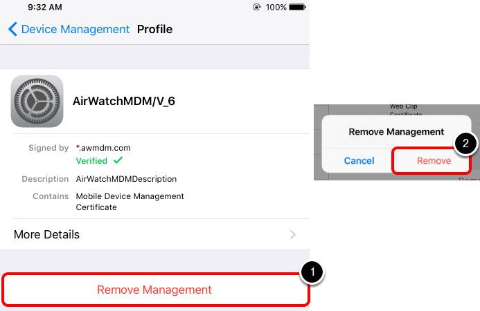 Tap Device Management at the bottom of the list of General settings.