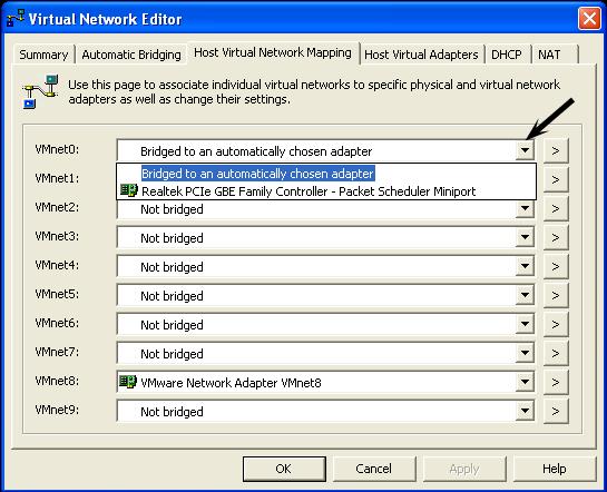Q: How do I set the Default Host Network Port? By default, VMware Player and Workstation automatically guess which network port to use when the Host PC has multiple network interfaces.