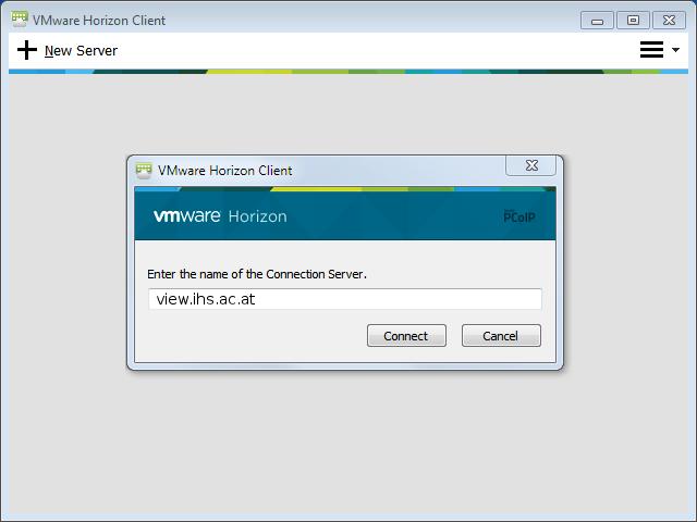 A Using VMWare Horizon Client Go to http://view.ihs.ac.