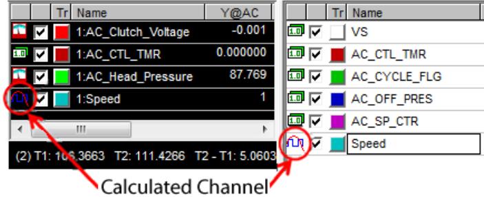 TECH TIP VISION Calibration and Data Acquisition Software May 2016 Using Calculated Channels in VISION Calculated channels are data items created in a Recorder file whose values are calculated from