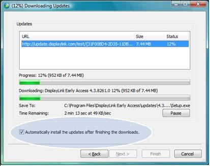 after the download has finished, otherwise click 'Next' to begin software installation.