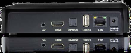 Connect the HDMI cable 5 to your display and to the HDMI port of the endpoint. 4.