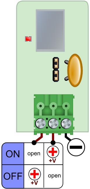 Step 5: Connecting digital outputs 6 Output mode 2: Internally powered outputs To set the output to internally powered mode, place two jumpers on the top and bottom side of the jumper pin strip as