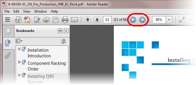 Chapter 1: Introduction Navigating This Document With Adobe Reader <Command> + <right arrow key> to navigate forward Enable Previous View and Next View navigation buttons Note: The steps enable these