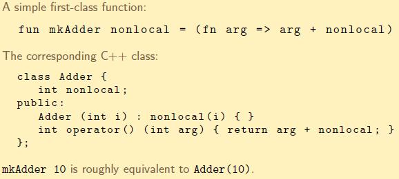 Object-Oriented Programming First-Class Functions