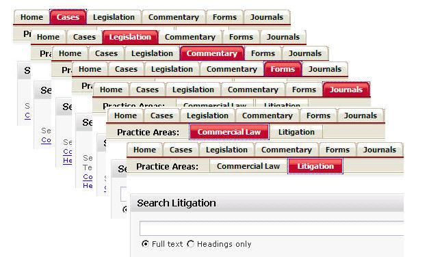 CONTENT SPECIFIC SEARCH FORMS Lexis HK offers several ways for you to search.