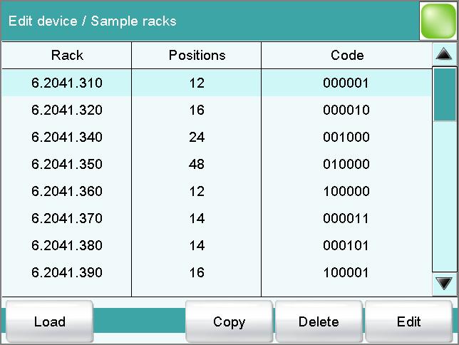 11.6 Sample racks Range (Offset)... (Offset + max. swing range) 60.00 The offset is made up of a design-dependent angle (approx.