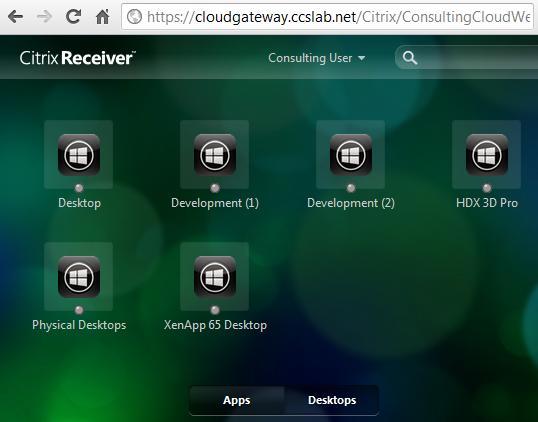It supports launching applications with the full Receiver, Receiver Web Plug-in, or HTML5 client.