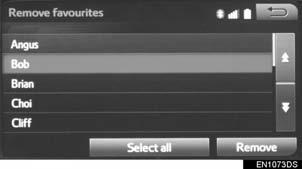 2. SETUP Registering contacts in the favourites list in a different way (from the Contact details screen) 1 Display the telephone top screen. ( P.