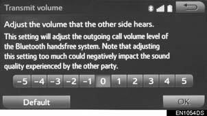1. TELEPHONE OPERATION (HANDS-FREE SYSTEM FOR CELLULAR PHONES) BY SELECTING Release tones Release tones appear when a continuous tone signal(s) containing a (w) is registered in the contact list.